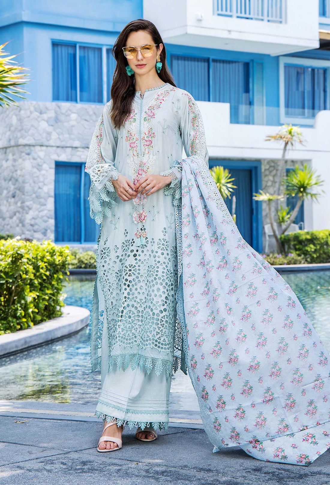 Adans Libas | Adans Blossom Lawn | Adan's Blossom 7506 - Khanumjan  Pakistani Clothes and Designer Dresses in UK, USA 