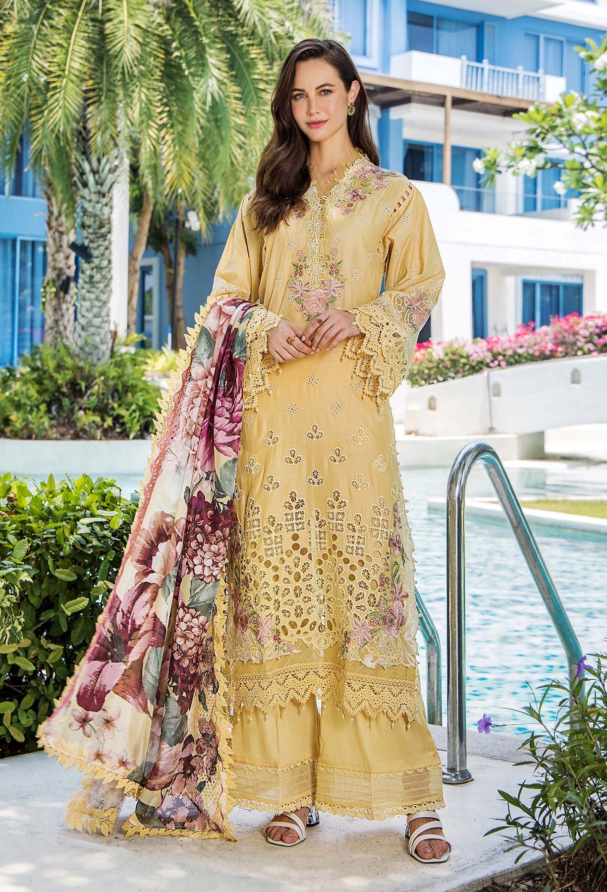 Adans Libas | Adans Blossom Lawn | Adan's Blossom 7507 - Khanumjan  Pakistani Clothes and Designer Dresses in UK, USA 