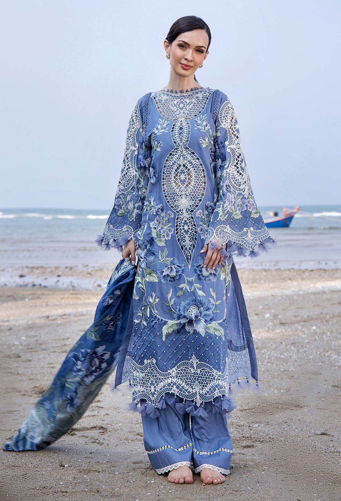 Adans Libas | Ocean Lawn | Adan's Ocean 7407 - Khanumjan  Pakistani Clothes and Designer Dresses in UK, USA 