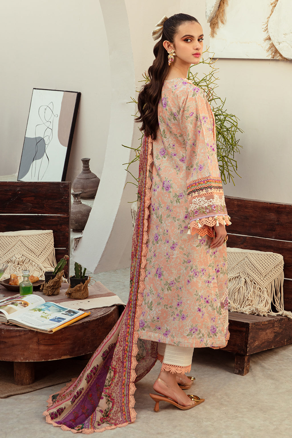 AJR Couture | Alif Affordable Lawn 24 | CORAL BLUSH - Khanumjan  Pakistani Clothes and Designer Dresses in UK, USA 