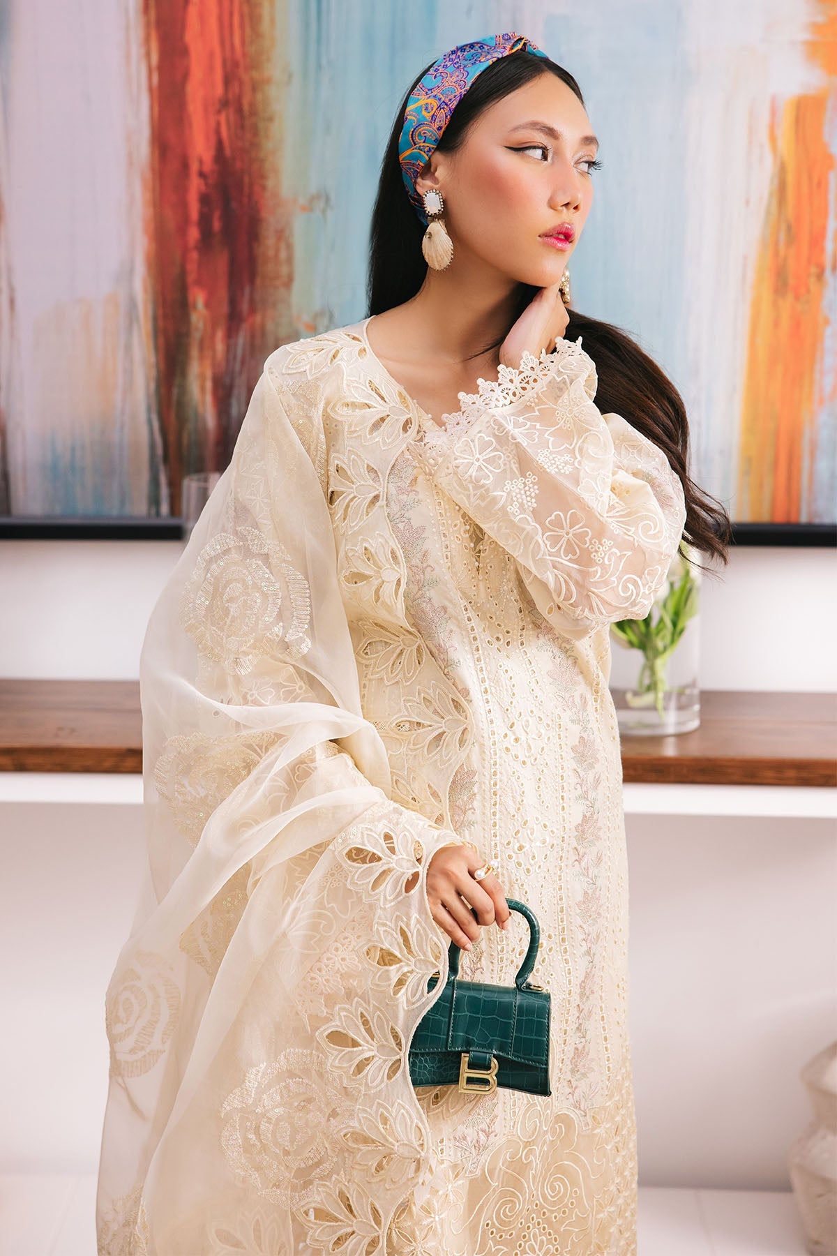 Nureh | Eid Escape Lawn | AMELFIE NE-92 - Khanumjan  Pakistani Clothes and Designer Dresses in UK, USA 