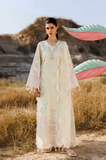 Emaan adeel | Sunlit Groove Luxury Lawn 26 | BLOSSOM BEAT