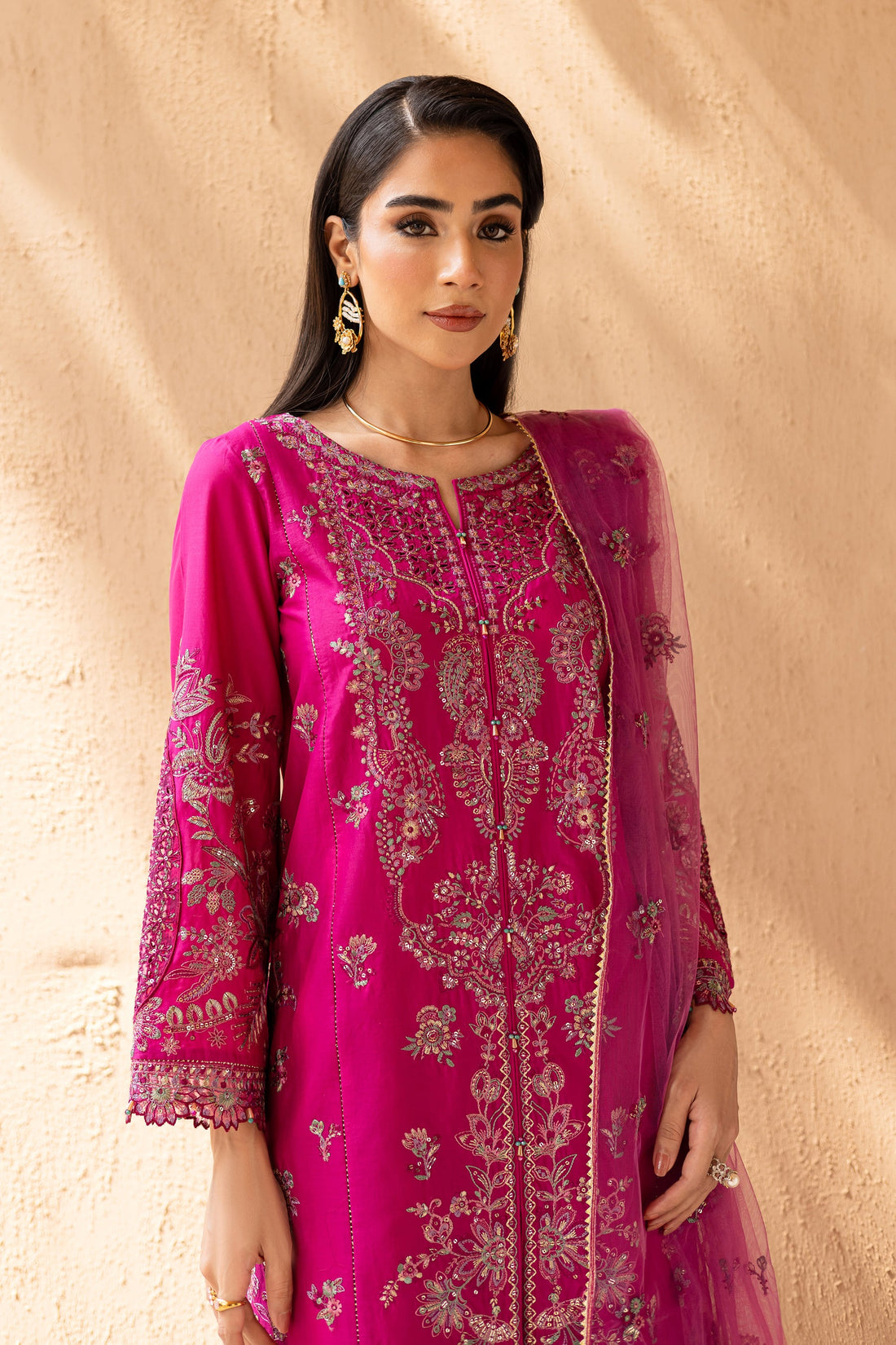 Batik | Nyra Embroidered Summer Solids |Dastak