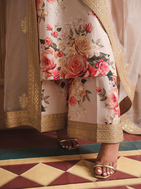 Humjoli | Luxury Collection | Beige Rose - Khanumjan  Pakistani Clothes and Designer Dresses in UK, USA 