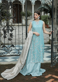 Purple Haze Pret Studio | Apsara Formals |  Ice Blue Organza Outfit - Khanumjan  Pakistani Clothes and Designer Dresses in UK, USA 