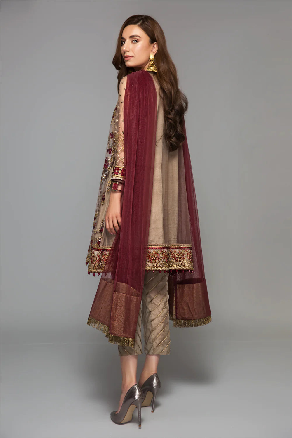 Baroque | Formals Collection | UF-14 - Khanumjan  Pakistani Clothes and Designer Dresses in UK, USA 