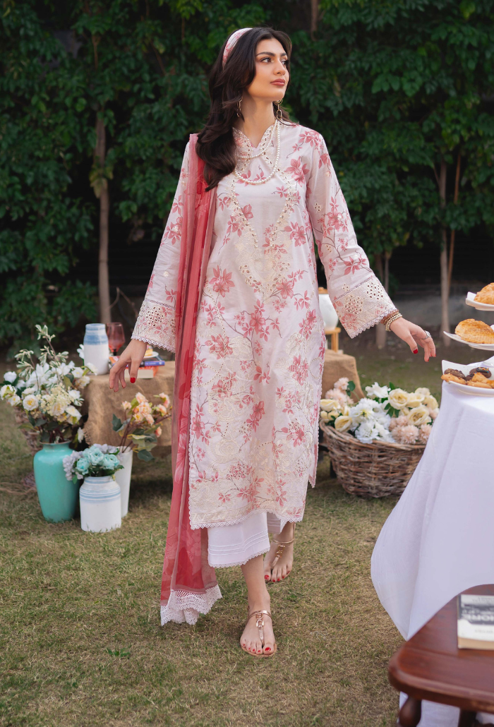 Humdum | Gardenia Lawn 24 | Printkari Lawn  PLG 06 - Khanumjan  Pakistani Clothes and Designer Dresses in UK, USA 