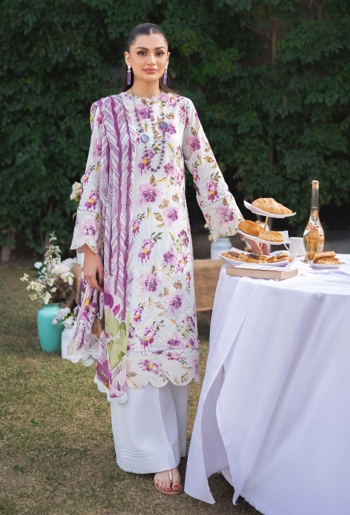 Humdum | Gardenia Lawn 24 | Printkari Lawn  PLG 10 - Khanumjan  Pakistani Clothes and Designer Dresses in UK, USA 