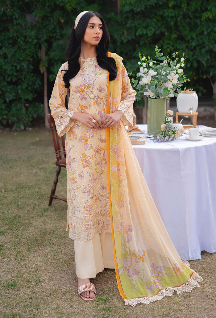 Humdum | Gardenia Lawn 24 | Printkari Lawn  PLG 02 - Khanumjan  Pakistani Clothes and Designer Dresses in UK, USA 