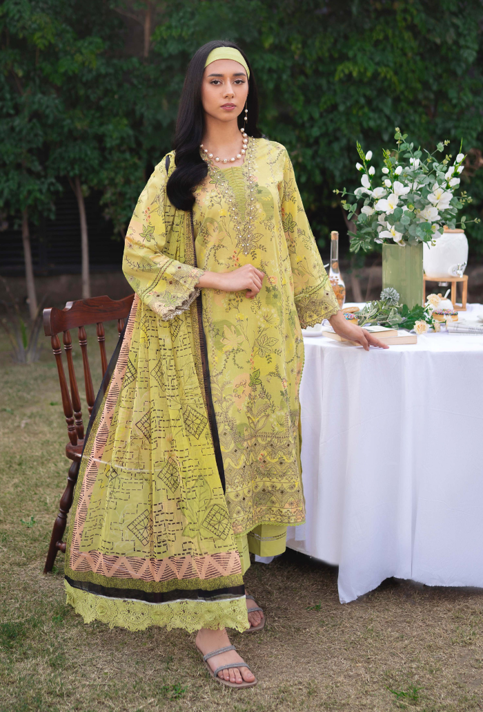 Humdum | Gardenia Lawn 24 | Printkari Lawn  PLG 09 - Khanumjan  Pakistani Clothes and Designer Dresses in UK, USA 