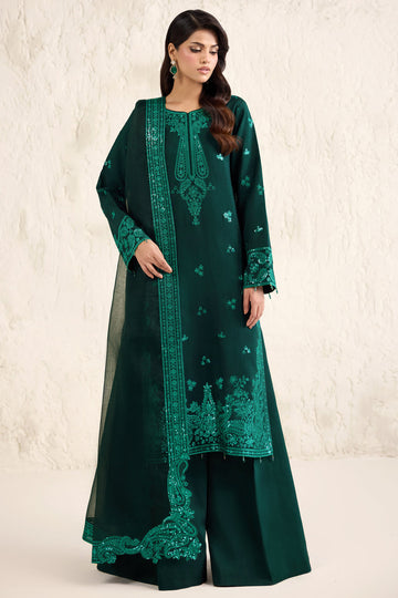 Faiza Saqlain | Reina Formals | Emerald Luxe