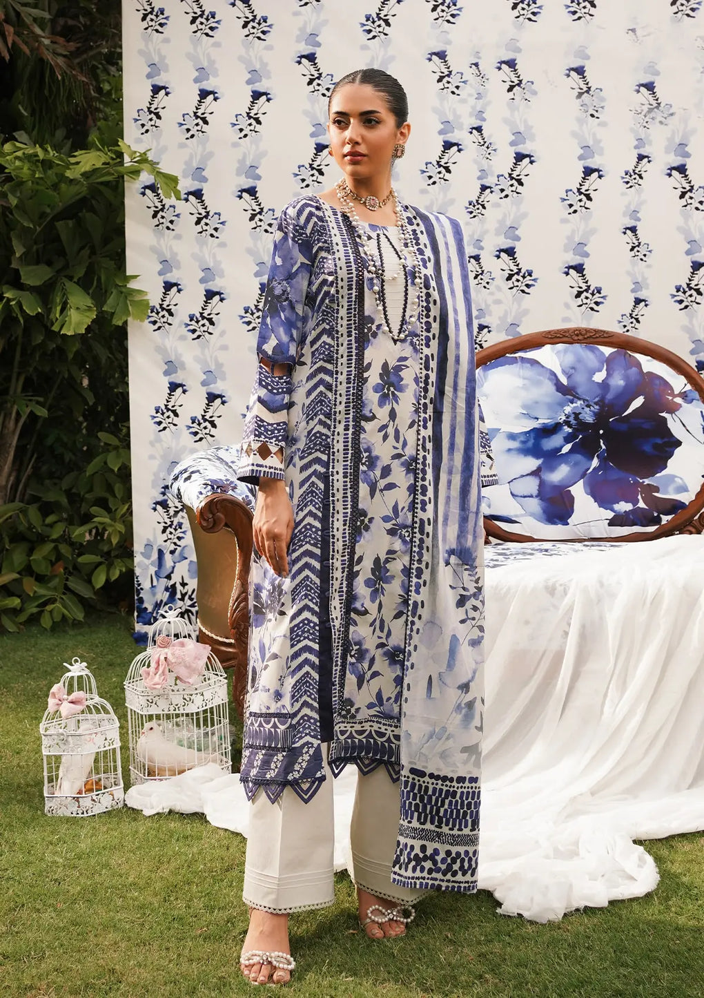 Elaf Premium | Printed Collection 24 | EEP-07A - Shadow Sisters - Khanumjan  Pakistani Clothes and Designer Dresses in UK, USA 