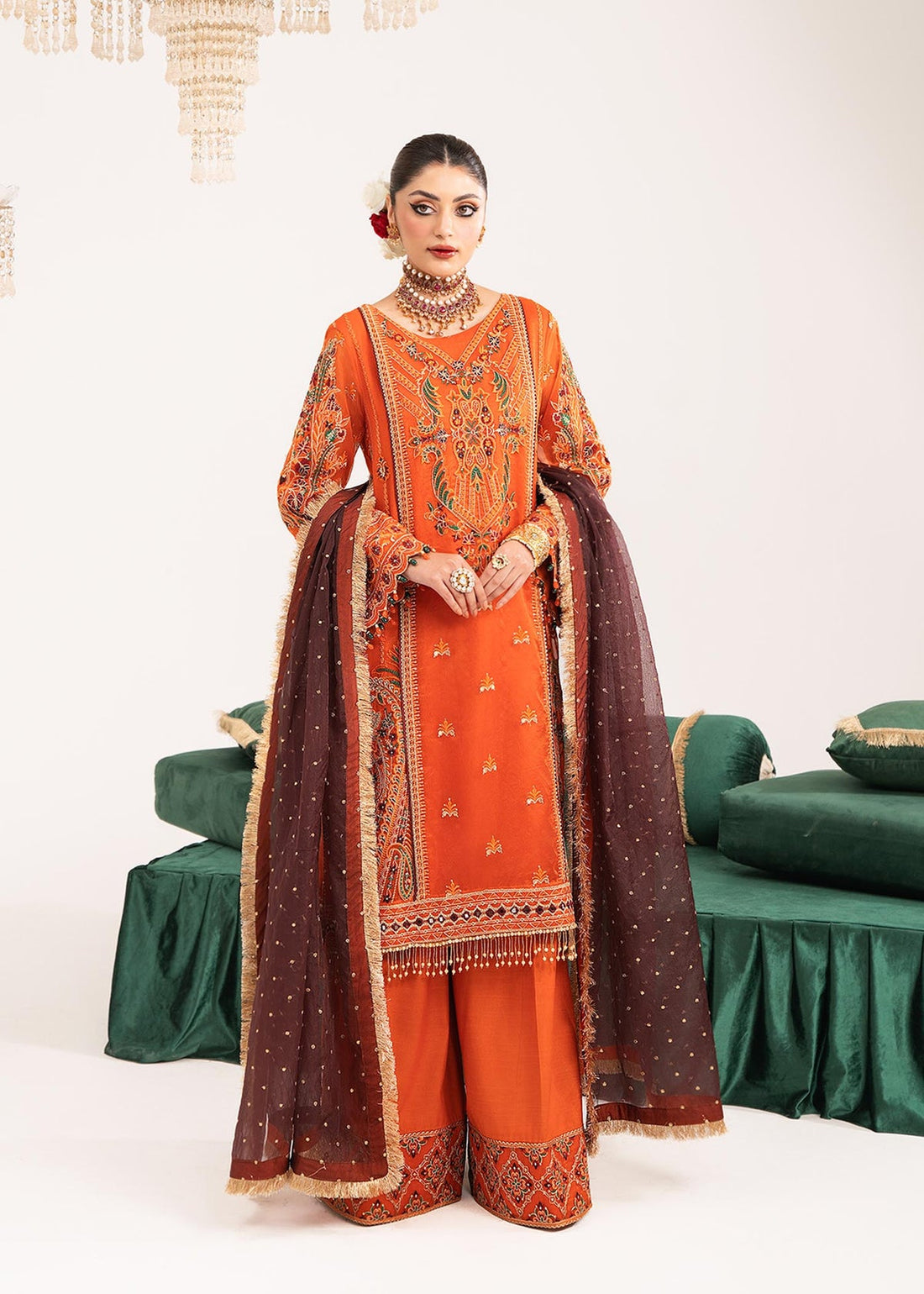 Dastoor | Sajni Luxury Eid Collection 24 | Ruby - Khanumjan  Pakistani Clothes and Designer Dresses in UK, USA 