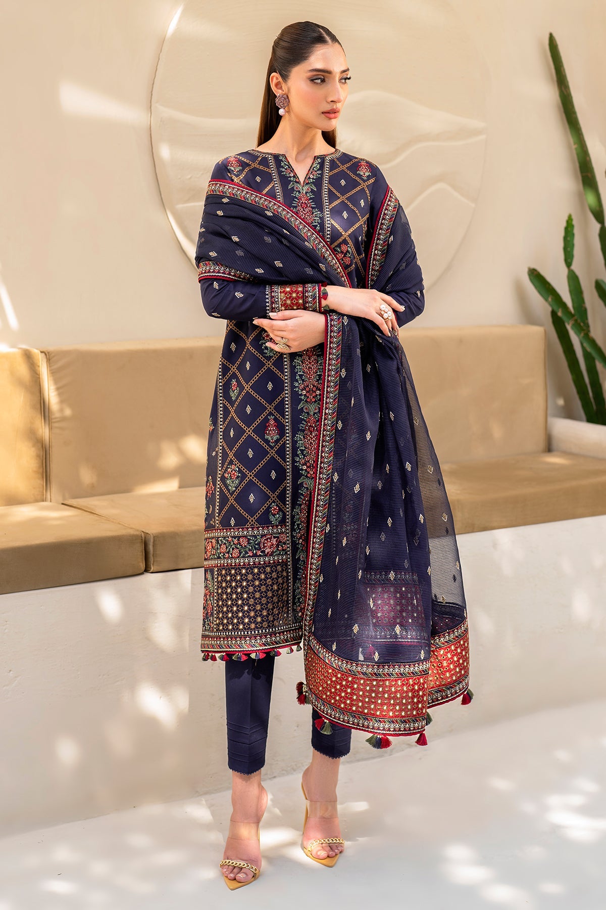 Jazmin | Irish Lawn SS 24 | D6 - Khanumjan  Pakistani Clothes and Designer Dresses in UK, USA 