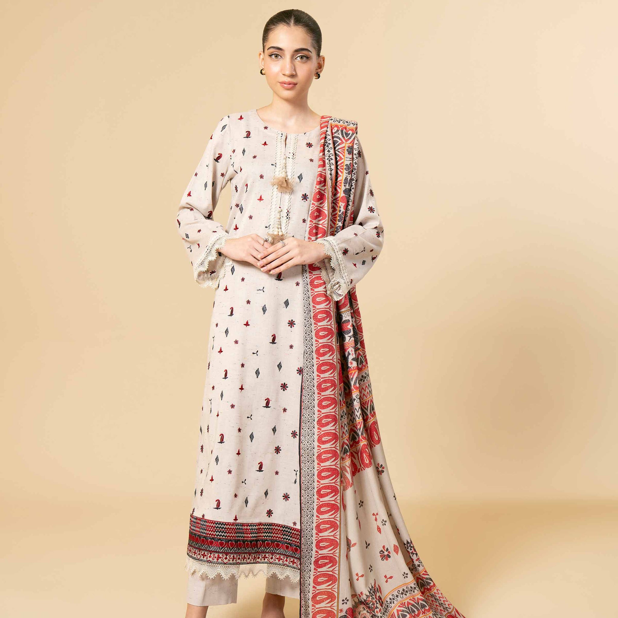 Nishat Linen | Naqsh Winter 2024 | Suit - 42404248