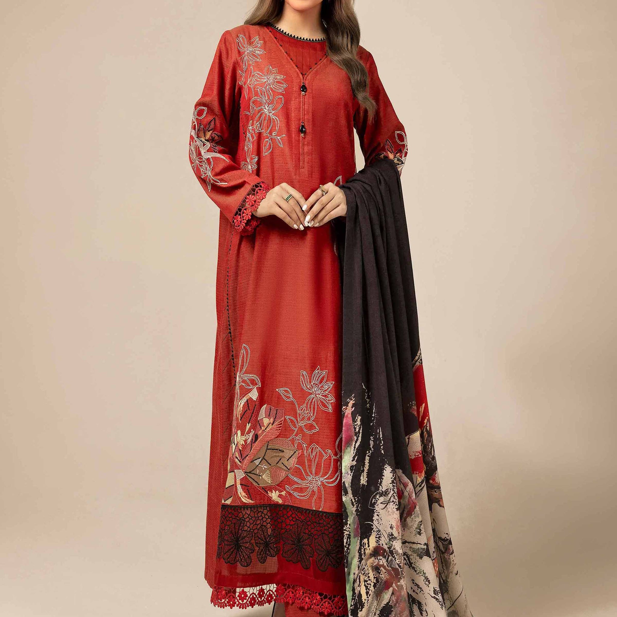 Nishat Linen | Naqsh Winter 2024 | Suit - 42404331