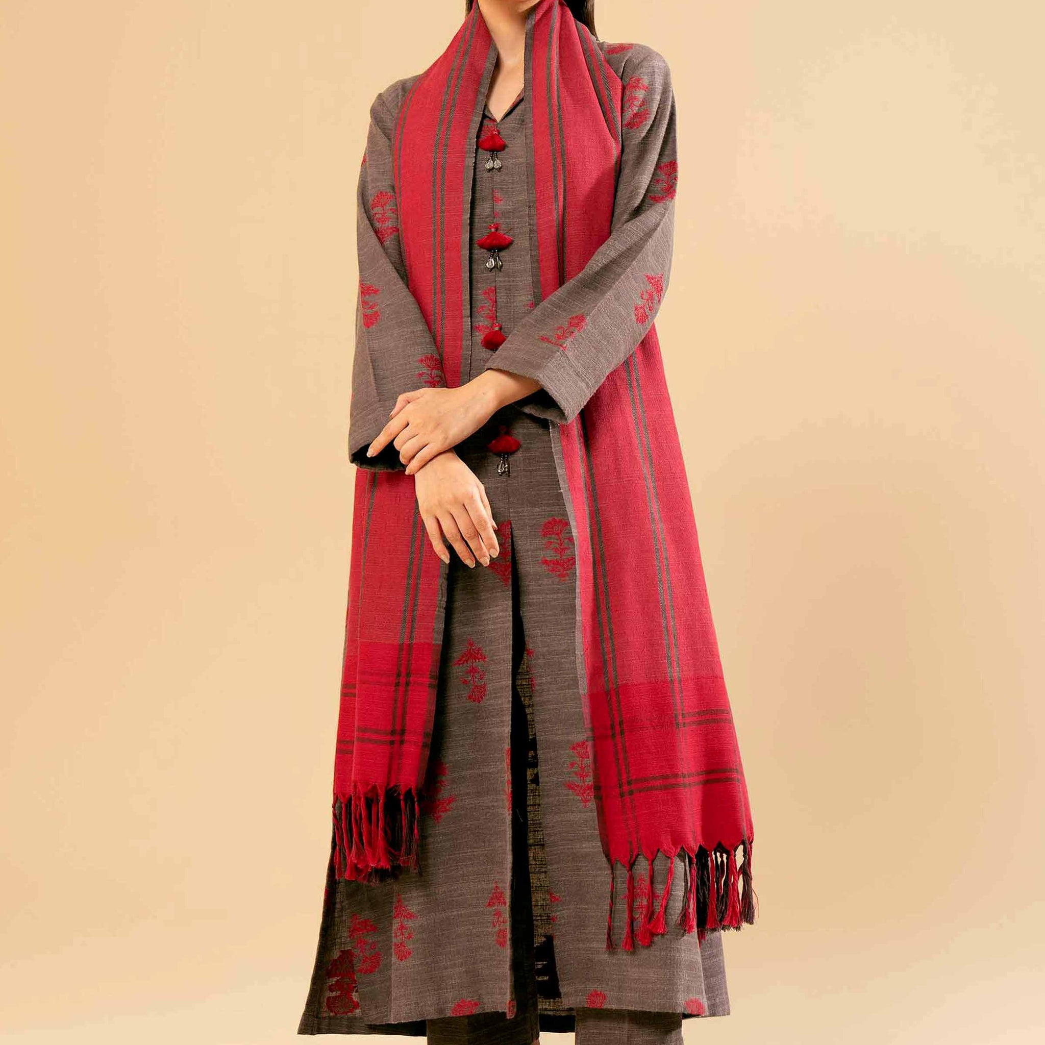 Nishat Linen | Naqsh Winter 2024 | Suit - 42404339