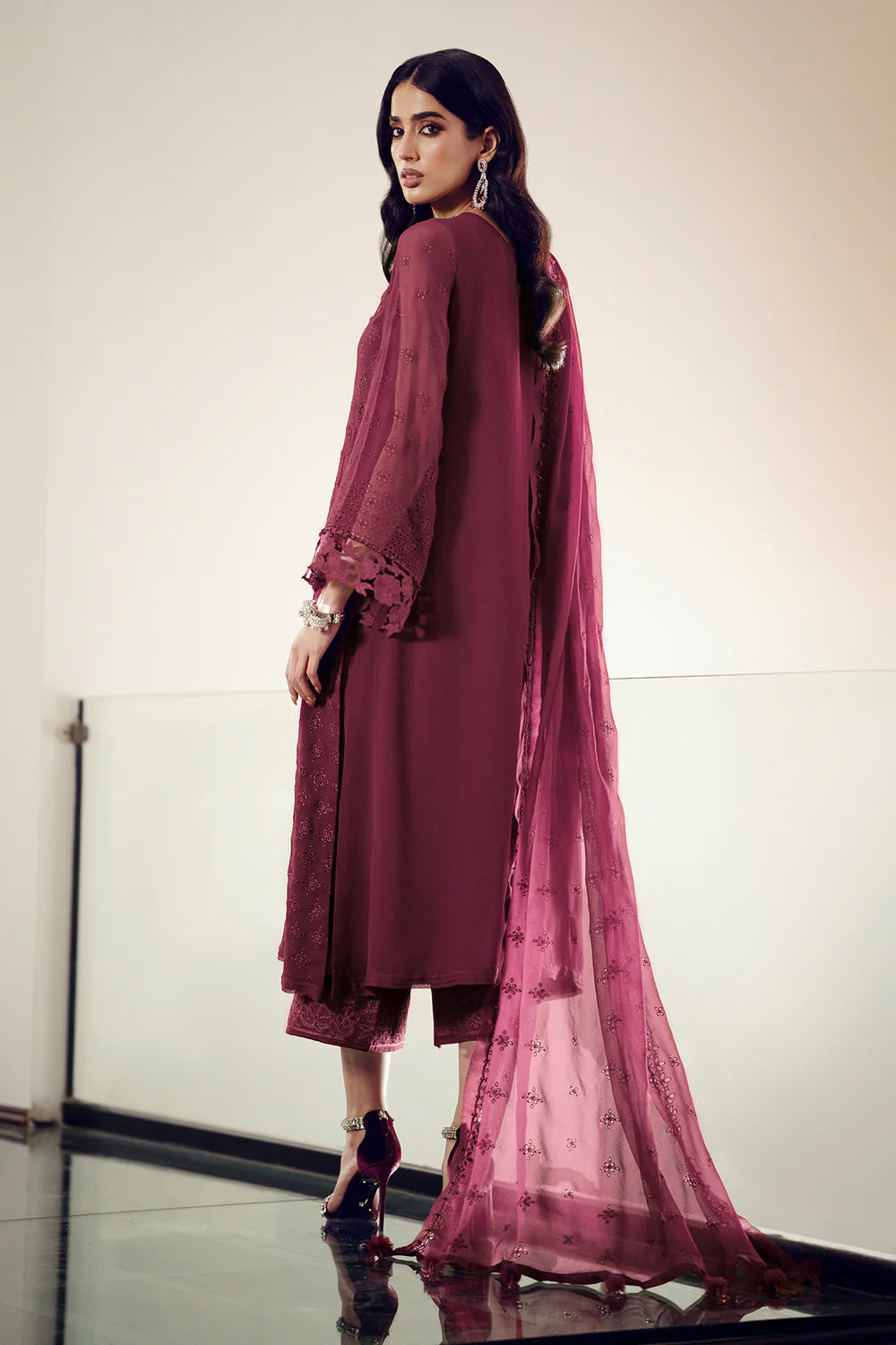 Baroque | Formals Collection | UF-506 - Khanumjan  Pakistani Clothes and Designer Dresses in UK, USA 