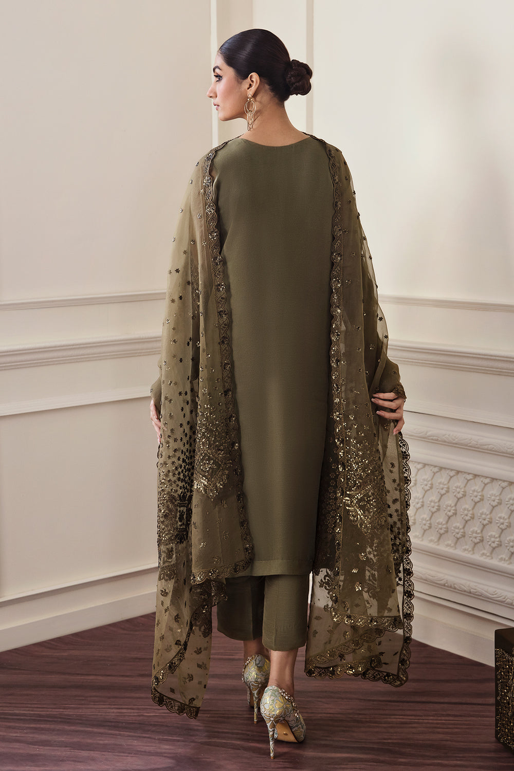 Baroque | Formals Collection | EMBROIDERED CHIFFON UF-295