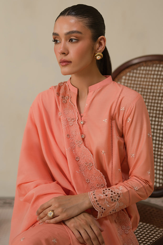 Cross Stitch | Chikankari Lawn 24 | CORAL HAZE - Khanumjan  Pakistani Clothes and Designer Dresses in UK, USA 