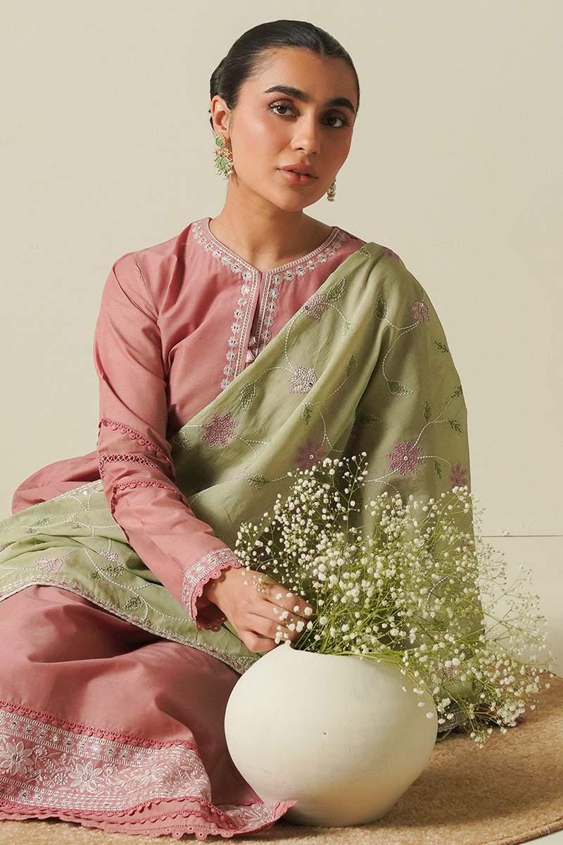 Cross Stitch | Mahiri Embroidered Lawn 24 | SOFT SAGE - Khanumjan  Pakistani Clothes and Designer Dresses in UK, USA 