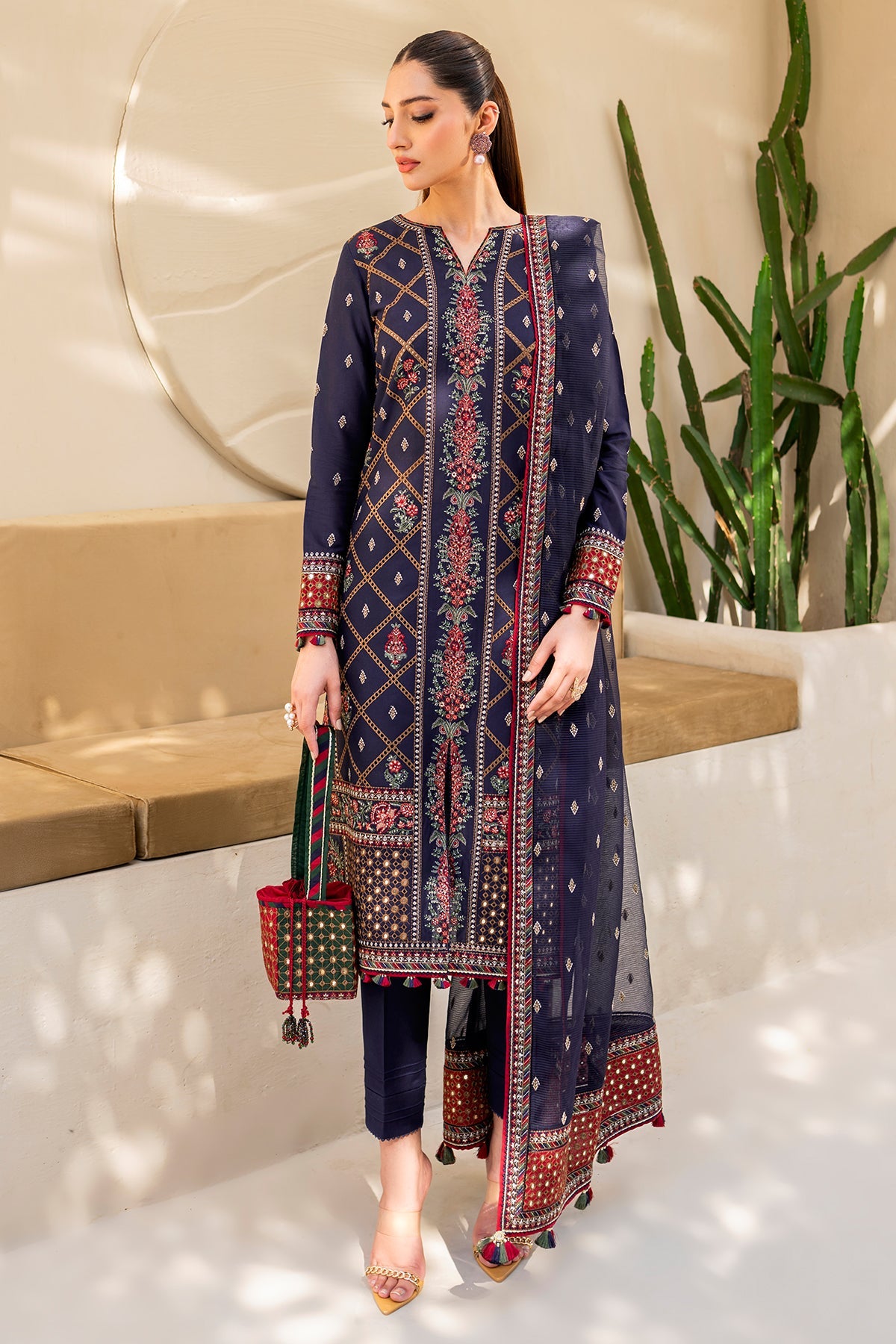 Jazmin | Irish Lawn SS 24 | D6 - Khanumjan  Pakistani Clothes and Designer Dresses in UK, USA 