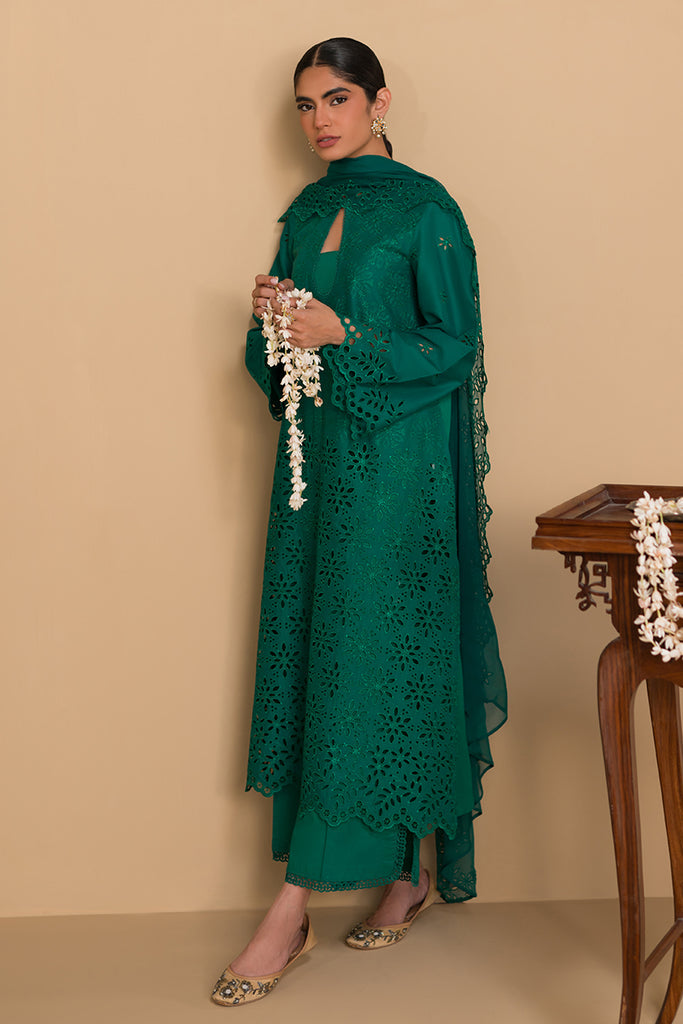 Cross Stitch | Chikankari Lawn 24 | PINE FOREST - Khanumjan  Pakistani Clothes and Designer Dresses in UK, USA 