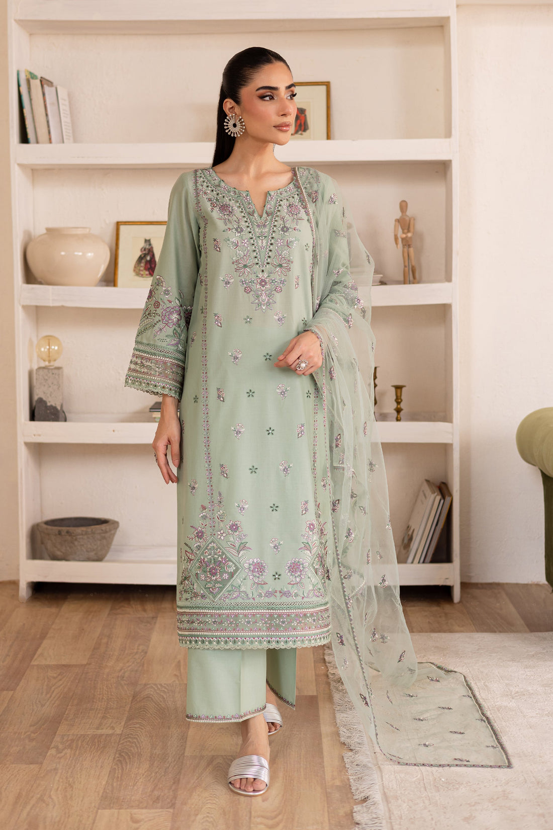 Batik | Nyra Embroidered Summer Solids | Arzou
