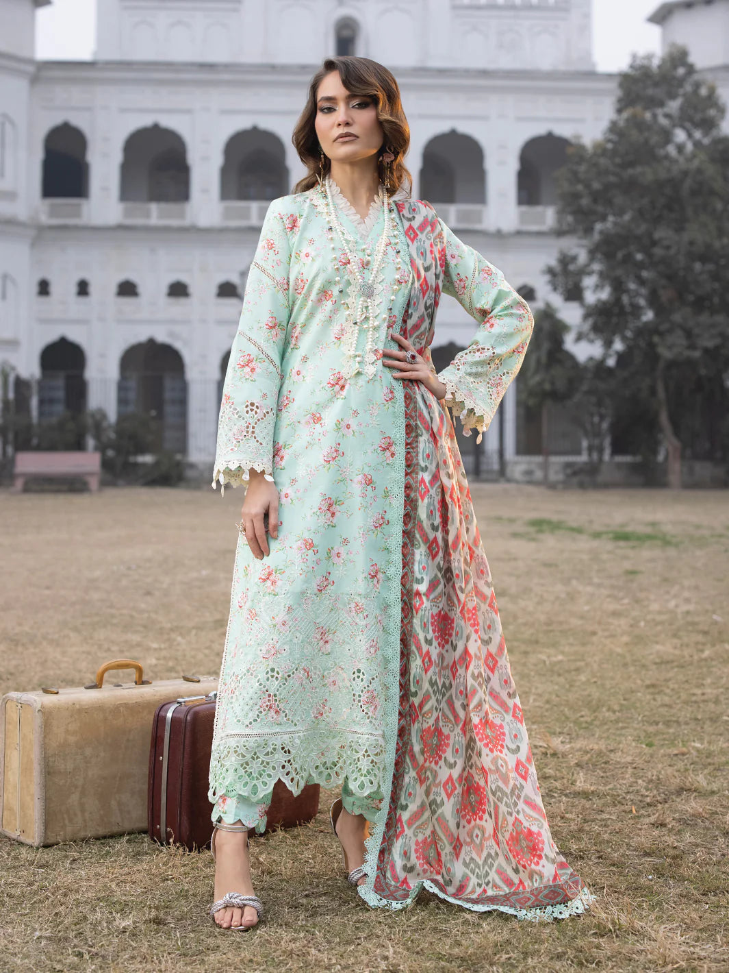 Faiza Faisal | Maya Luxury Lawn | Julia - Khanumjan  Pakistani Clothes and Designer Dresses in UK, USA 