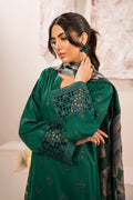 Iznik | Lawnkari 24 | UE-159 PLUSH GREEN - Khanumjan  Pakistani Clothes and Designer Dresses in UK, USA 