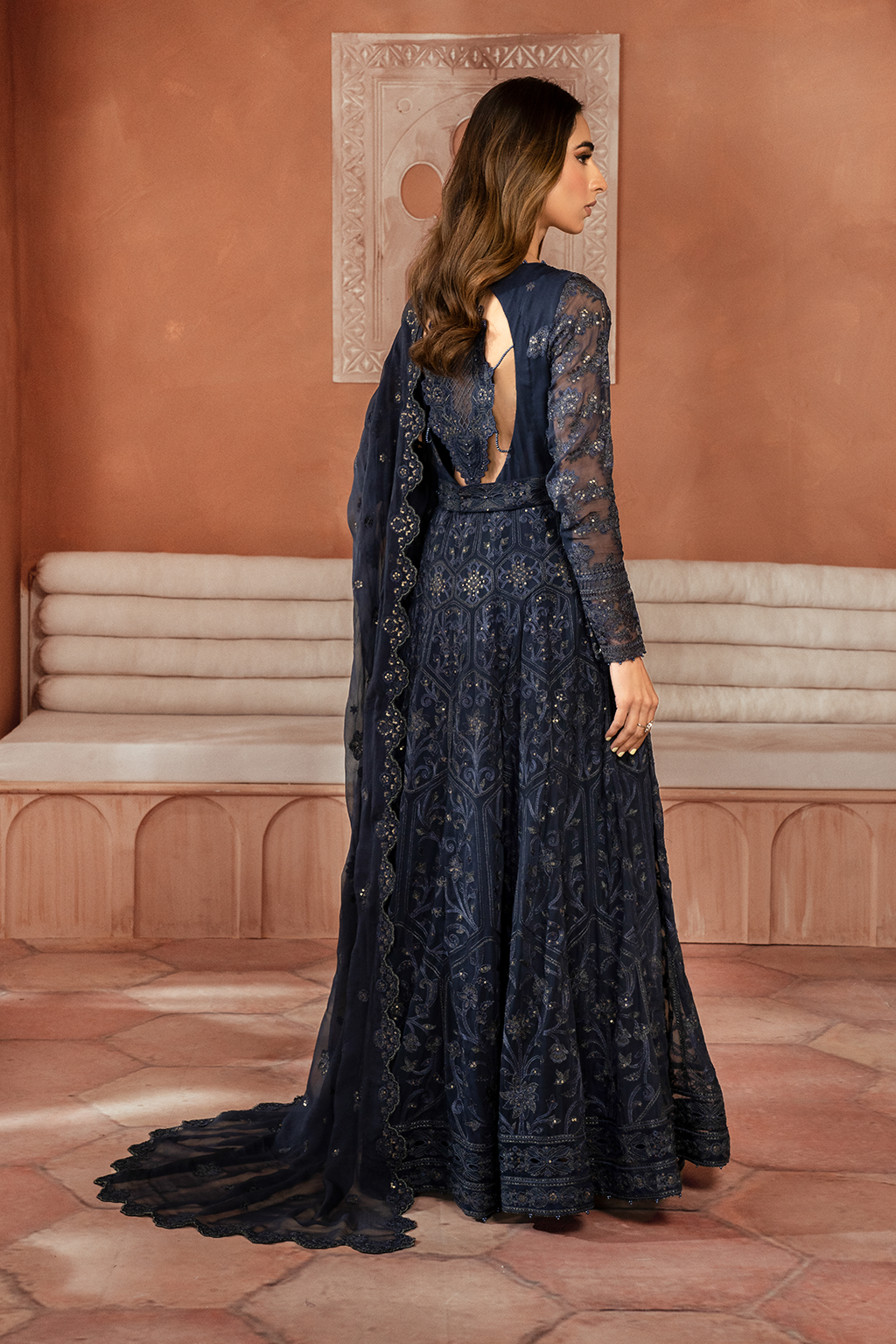 Iznik | Chiffonkari Formals | ICK-07 Embroidered Chiffon