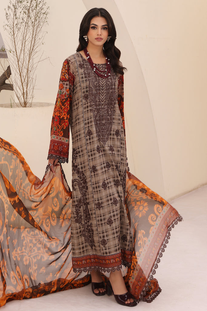 Charizma | Naranji Embroidered Lawn 24 | CN4-010 - Khanumjan  Pakistani Clothes and Designer Dresses in UK, USA 