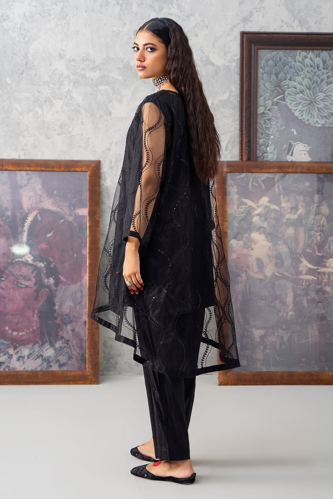 Charizma | Festive Pret | CMA-3-256 (BLACK)