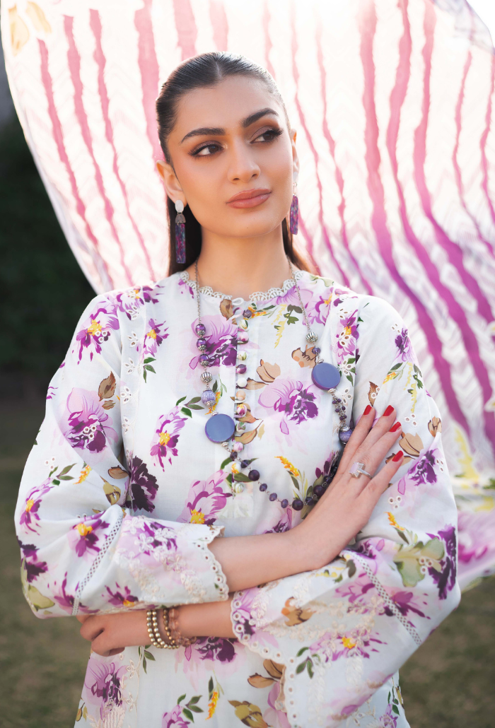 Humdum | Gardenia Lawn 24 | Printkari Lawn  PLG 10 - Khanumjan  Pakistani Clothes and Designer Dresses in UK, USA 