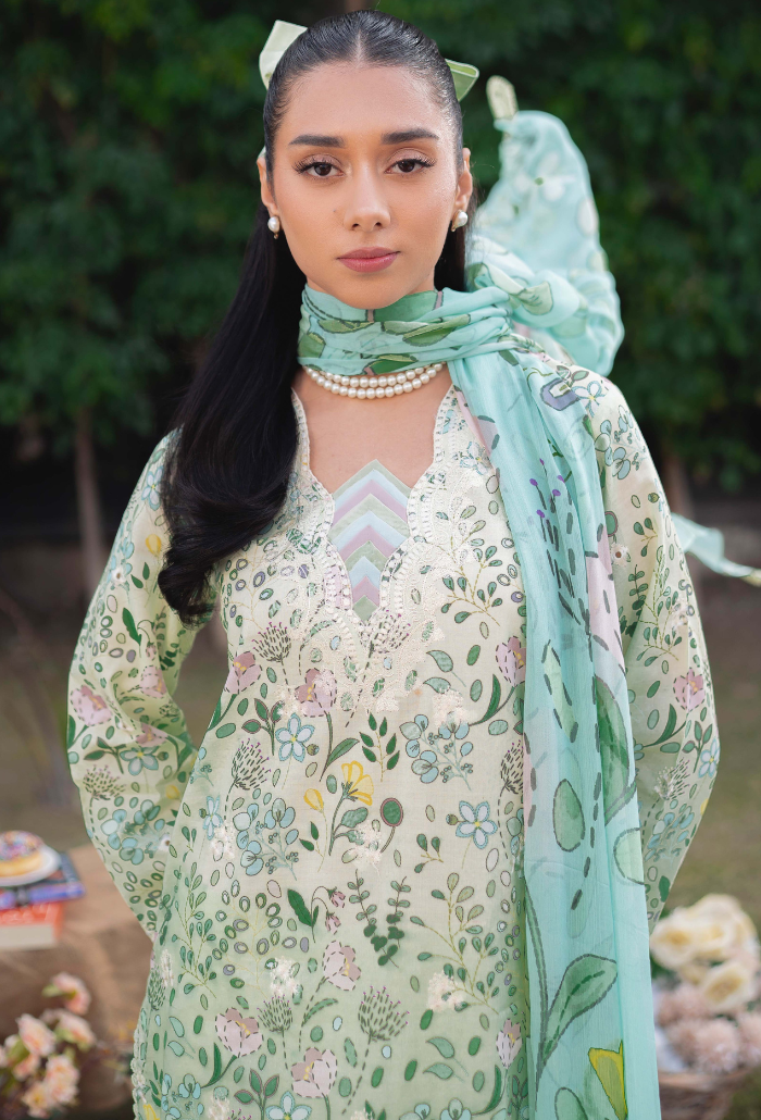 Humdum | Gardenia Lawn 24 | Printkari Lawn  PLG 07 - Khanumjan  Pakistani Clothes and Designer Dresses in UK, USA 