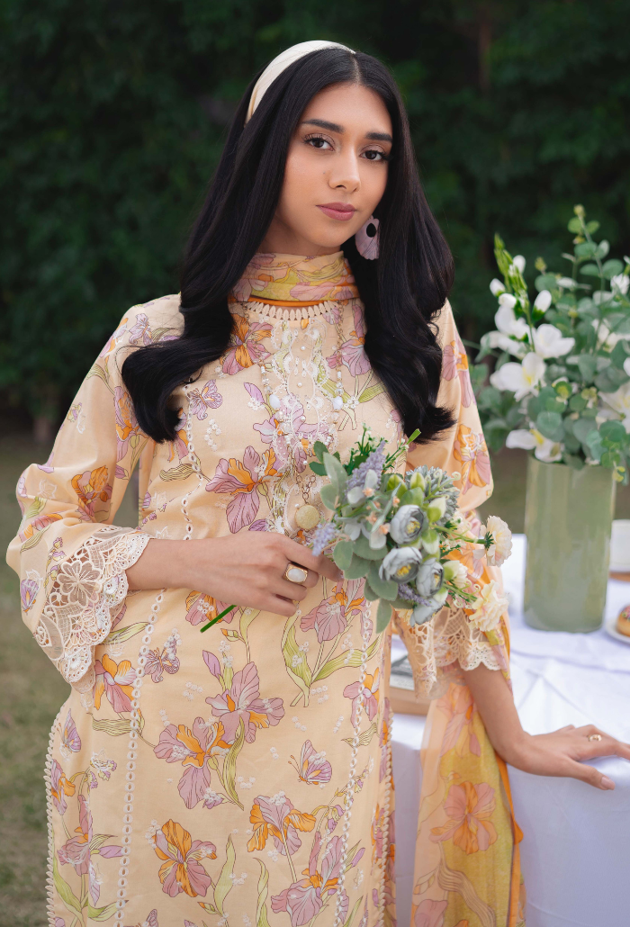 Humdum | Gardenia Lawn 24 | Printkari Lawn  PLG 02 - Khanumjan  Pakistani Clothes and Designer Dresses in UK, USA 