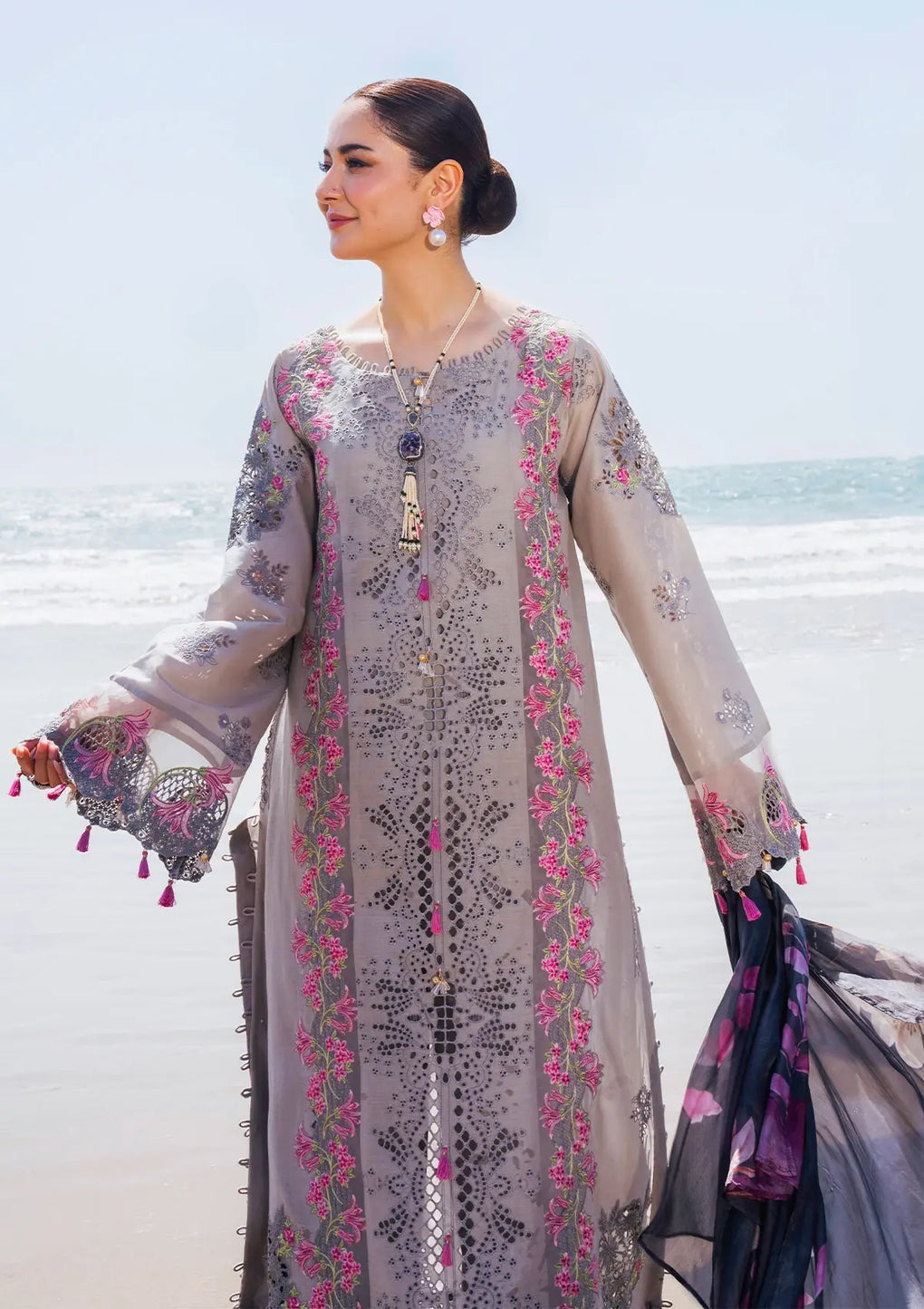 Elaf Premium | Hai Kuch Festive Lawn 24 | EHK-04 Alyaanah - Khanumjan  Pakistani Clothes and Designer Dresses in UK, USA 