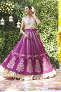 Wahajmbegum | Mehrunnisa Wedding Formals | PURPLE GOLD LEHNGA - Khanumjan  Pakistani Clothes and Designer Dresses in UK, USA 