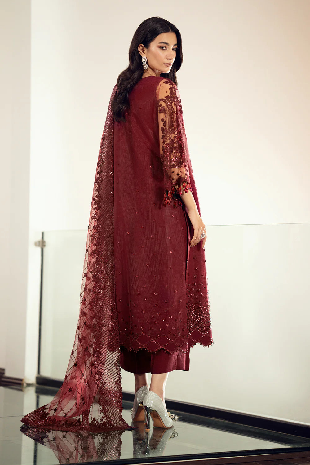 Baroque | Formals Collection | UF-507 - Khanumjan  Pakistani Clothes and Designer Dresses in UK, USA 