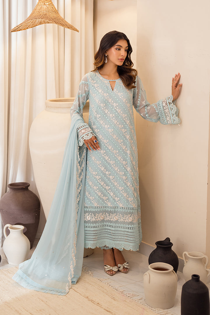 Azure | Ensembles Embroidered Formals | Mint Glaze