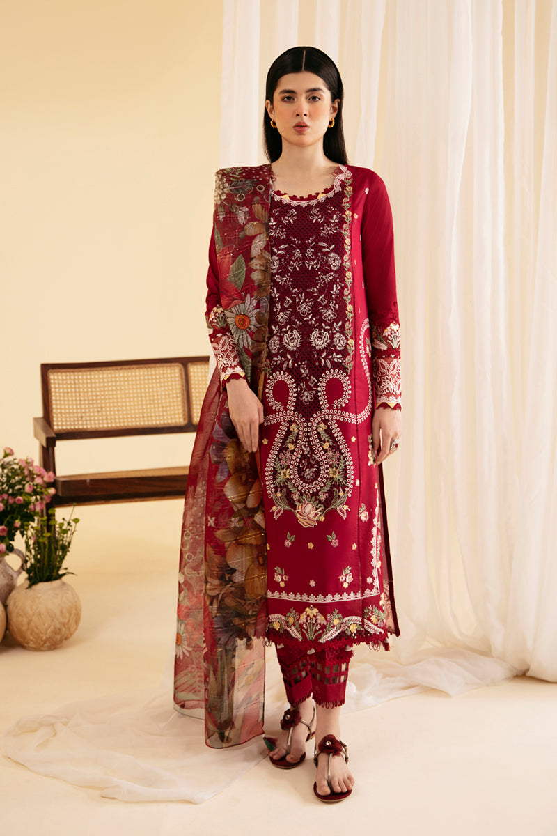 Qalamkar | Qlinekari Luxury Lawn | SQ-04 LARMINA - Khanumjan  Pakistani Clothes and Designer Dresses in UK, USA 