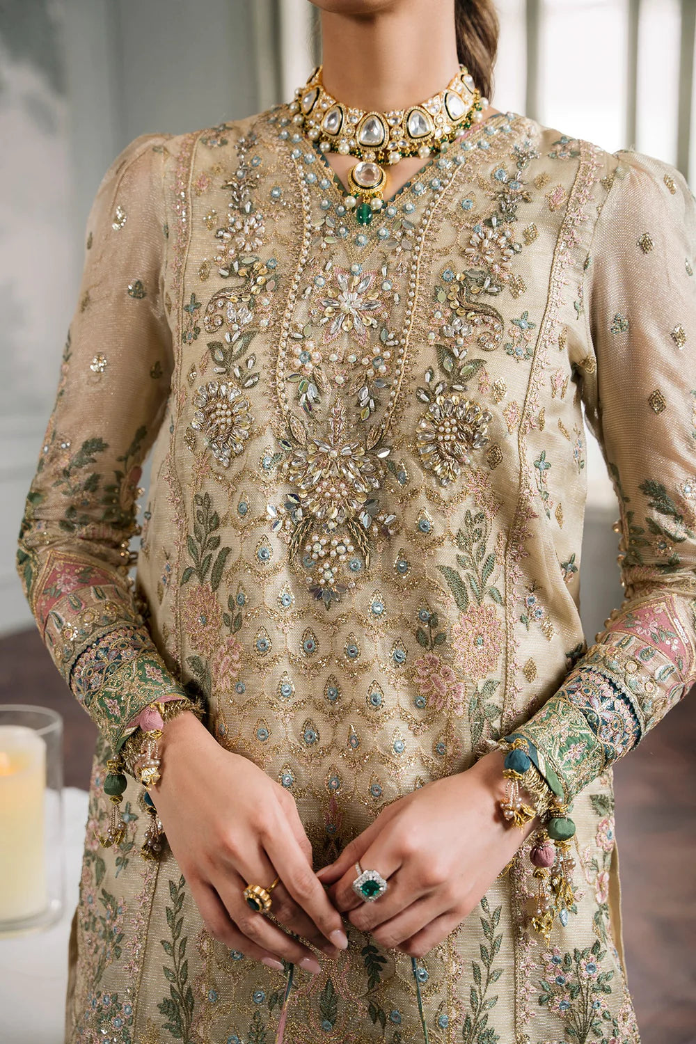 Baroque | Chantelle Embroidered Collection | CH12-04 - Khanumjan  Pakistani Clothes and Designer Dresses in UK, USA 