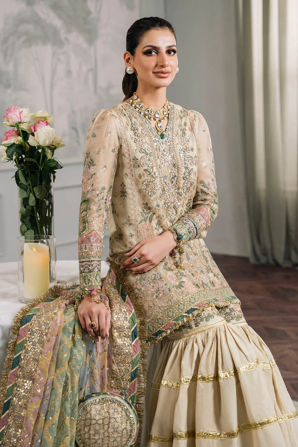 Baroque | Chantelle Embroidered Collection | CH12-04 - Khanumjan  Pakistani Clothes and Designer Dresses in UK, USA 