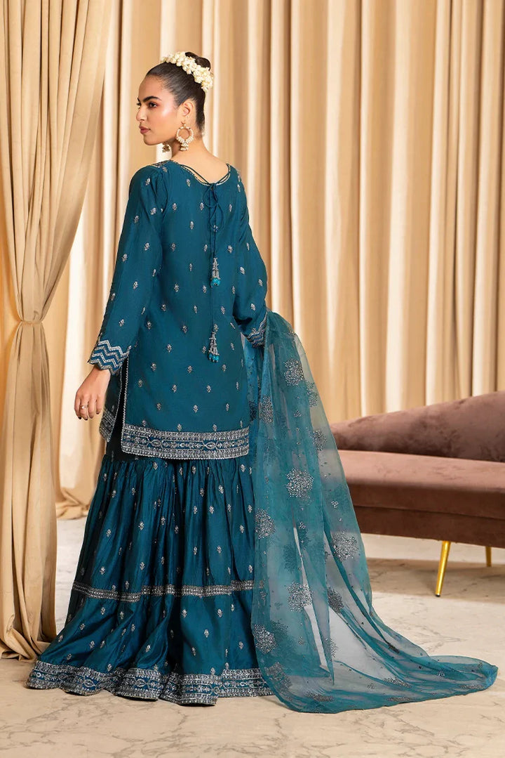 Ellena | Pret Dresses | 3-PC Stitched Embroidered Suit  815BLS