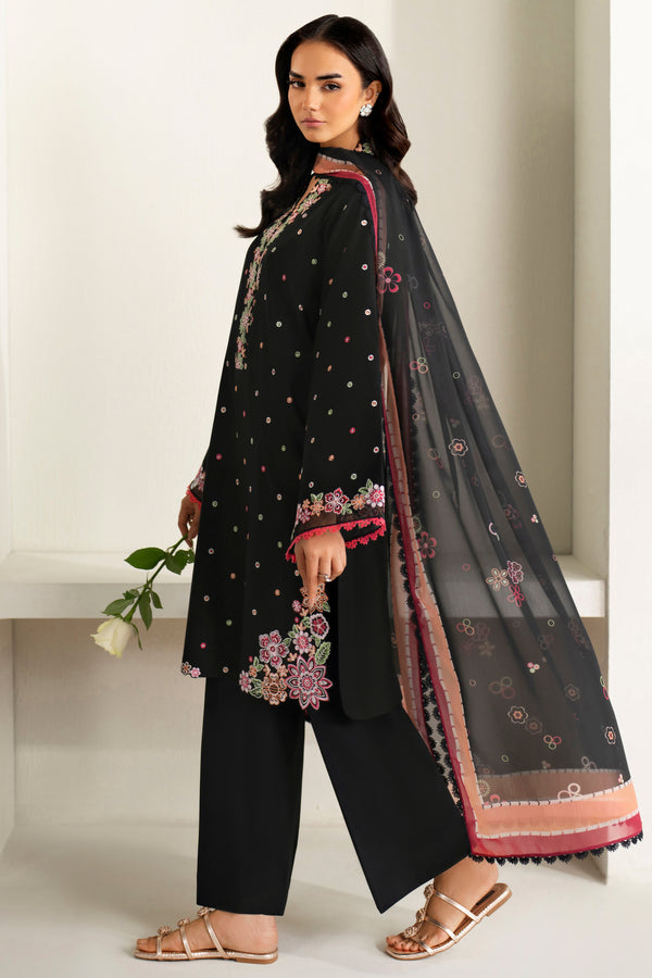 Farasha | Summer Weaves Embroidered Lawn | Raven Bloom