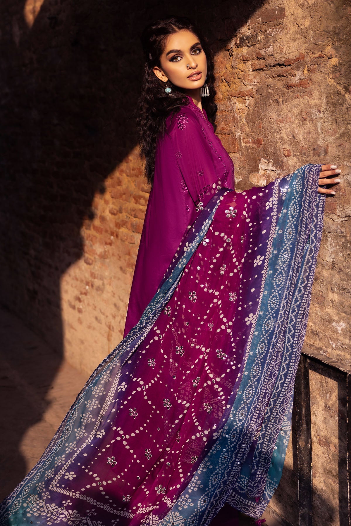 Nureh | Bazaar Lawn | NS-125 - Khanumjan  Pakistani Clothes and Designer Dresses in UK, USA 