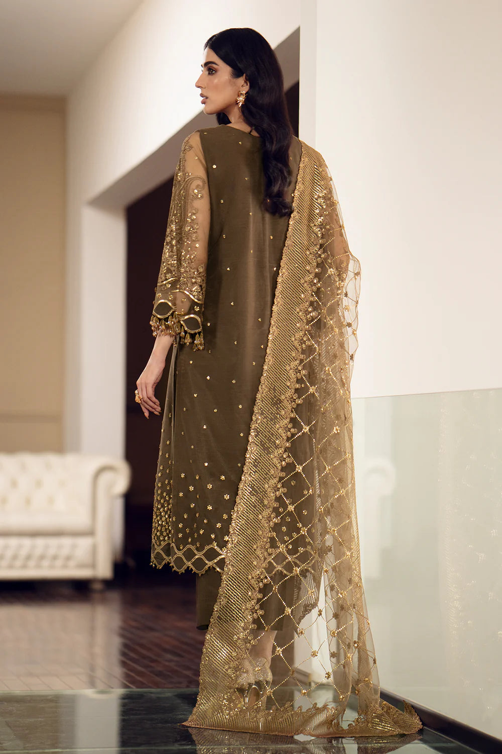 Baroque | Formals Collection | UF-508 - Khanumjan  Pakistani Clothes and Designer Dresses in UK, USA 