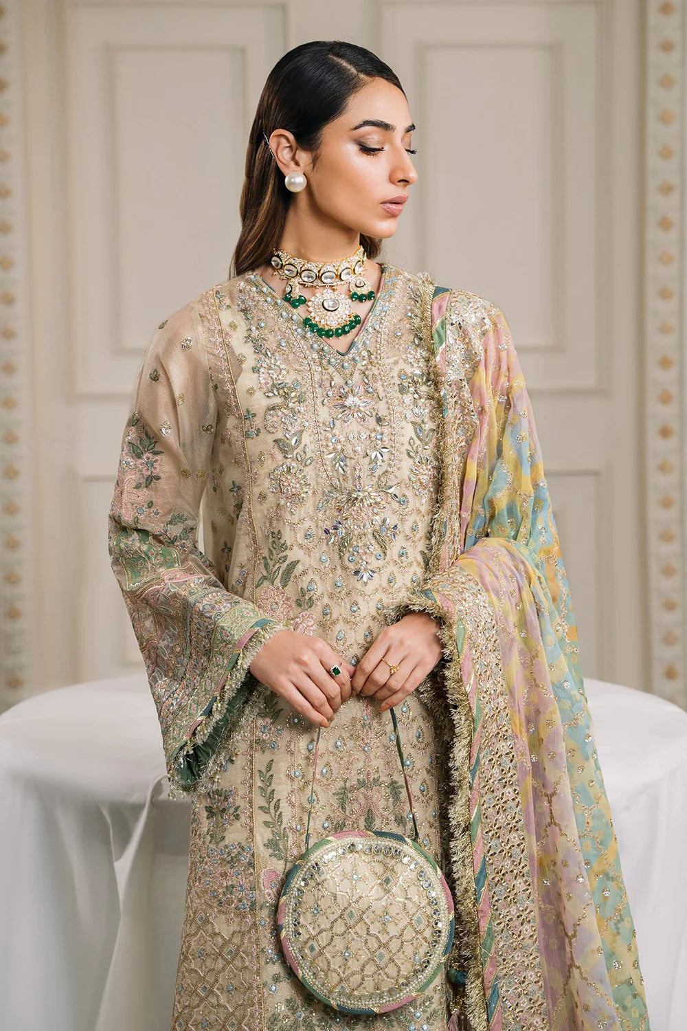 Baroque | Chantelle Embroidered Collection | CH12-04 - Khanumjan  Pakistani Clothes and Designer Dresses in UK, USA 