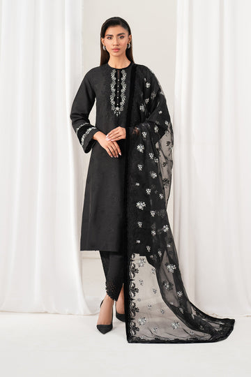 Baroque | Formals Collection | EMBROIDERED RAW SILK UF-4137