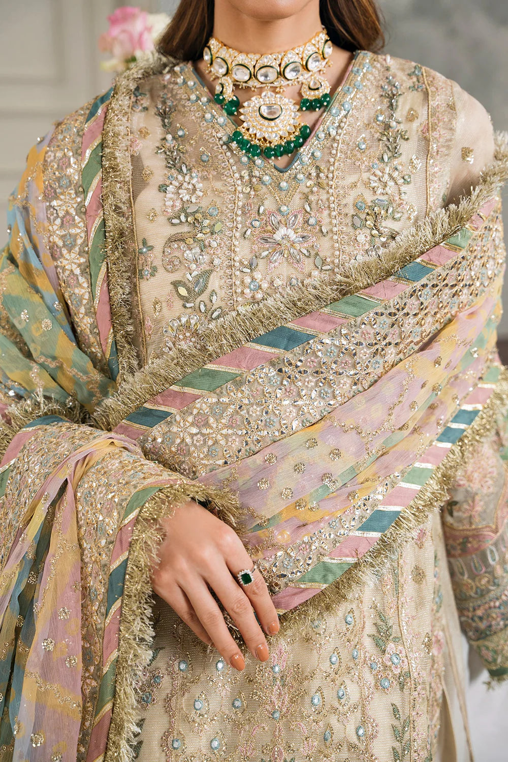 Baroque | Chantelle Embroidered Collection | CH12-04 - Khanumjan  Pakistani Clothes and Designer Dresses in UK, USA 